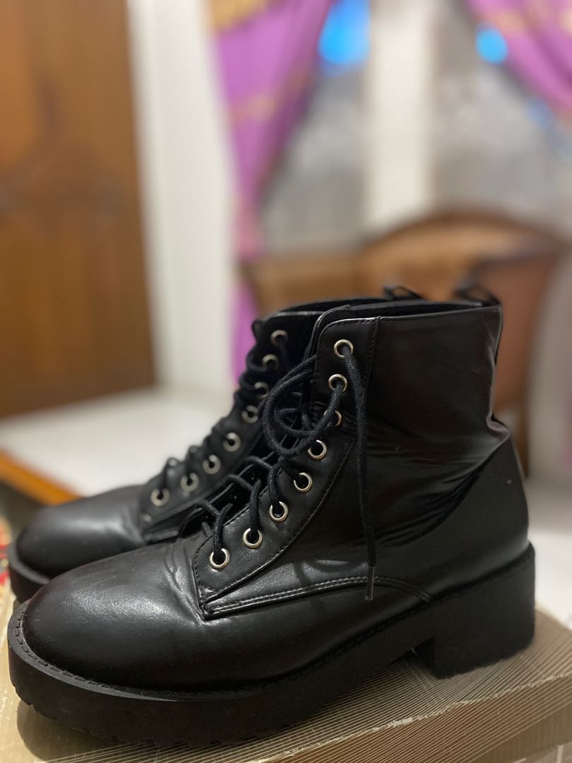 Sepatu sales boots h&m