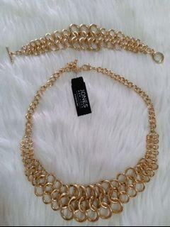Set of bracelet and Chocker necklace