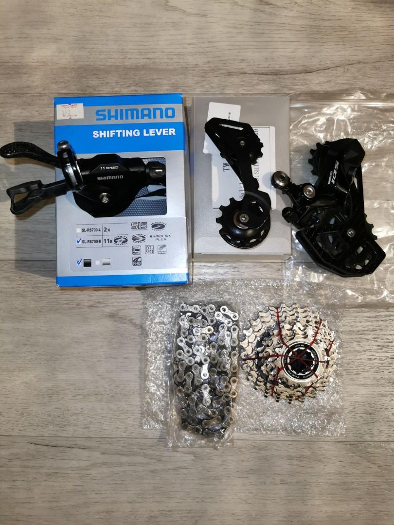 Shimano 105 flat bar groupset online