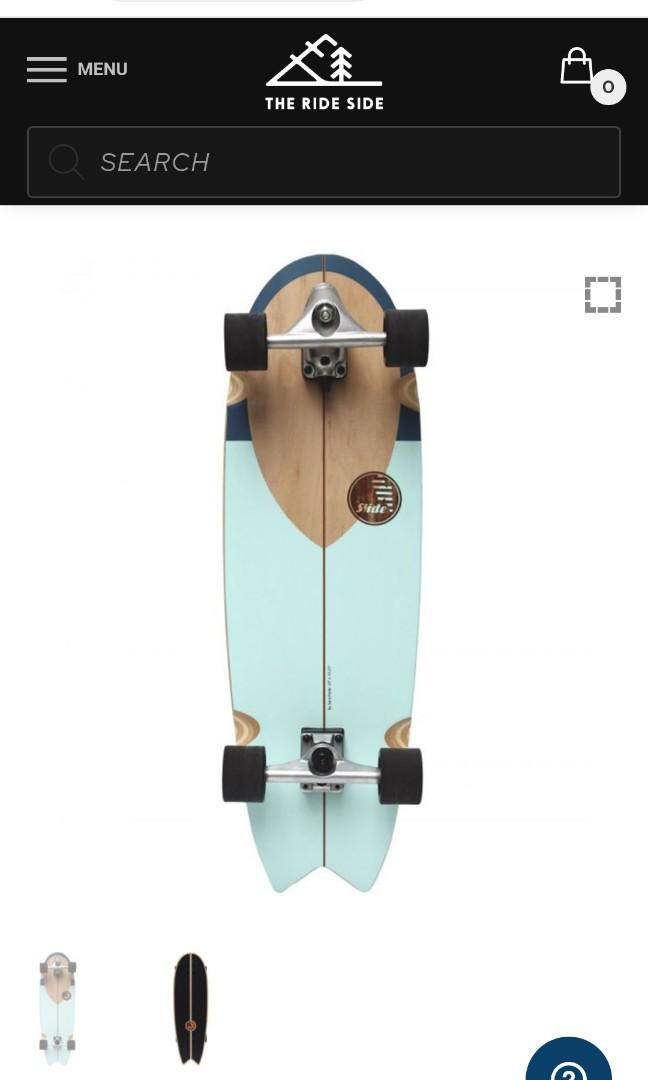 Slide Swallow Noserider 33 Surfskate Complete 2021 Sports