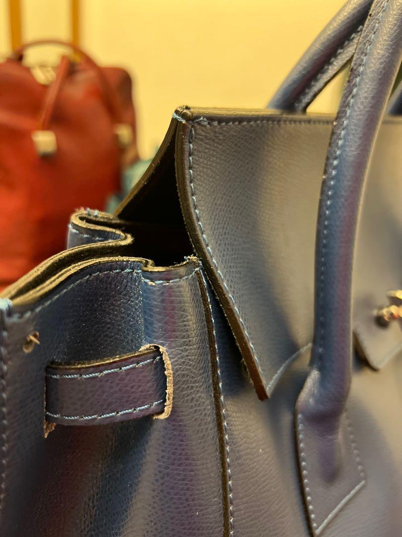 Stella Dutti blue printed leather bag Carousell