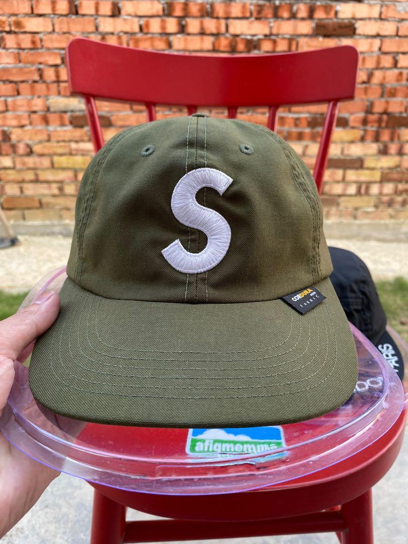 Supreme S Logo Camp Cap 6 Panel Men s Fashion Watches