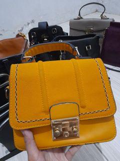 Tas fashion yellow free ongkir