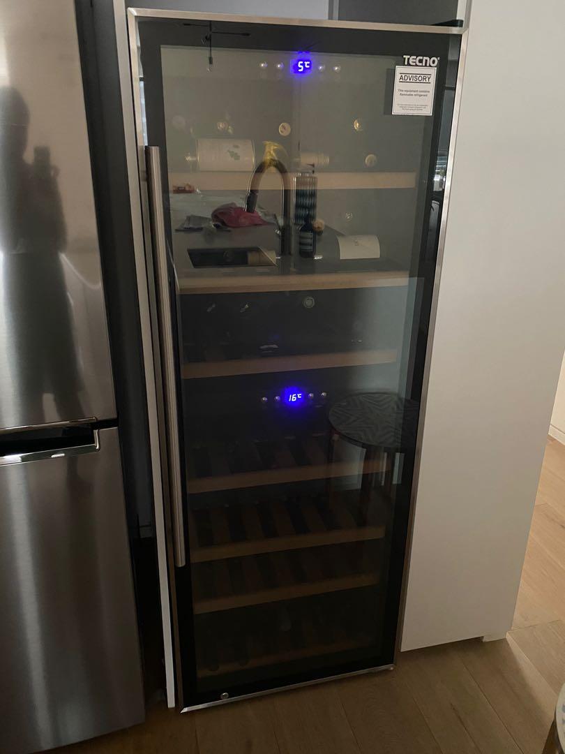 Tecno dual temp wine fridge (1 year old), TV & Home Appliances, Other