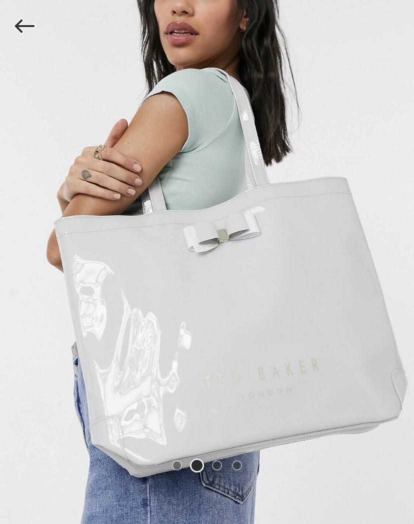 Ted baker hanacon bow large patent Women s Fashion Bags
