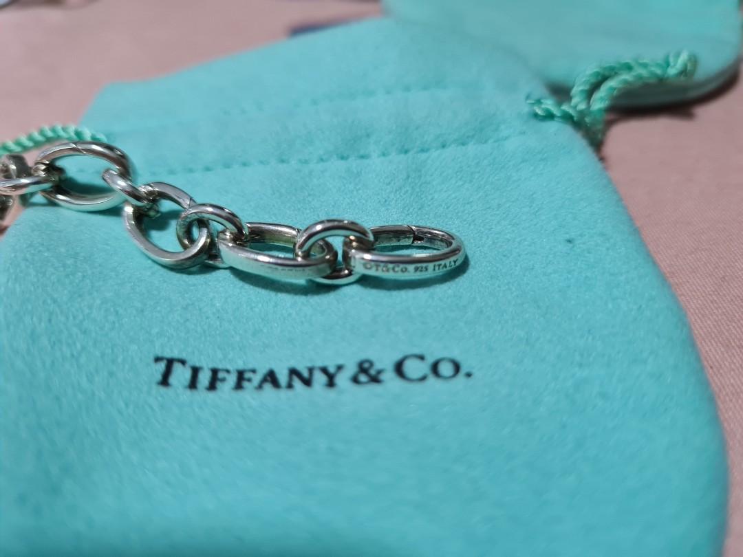 Tiffany oval clasping link bracelet best sale