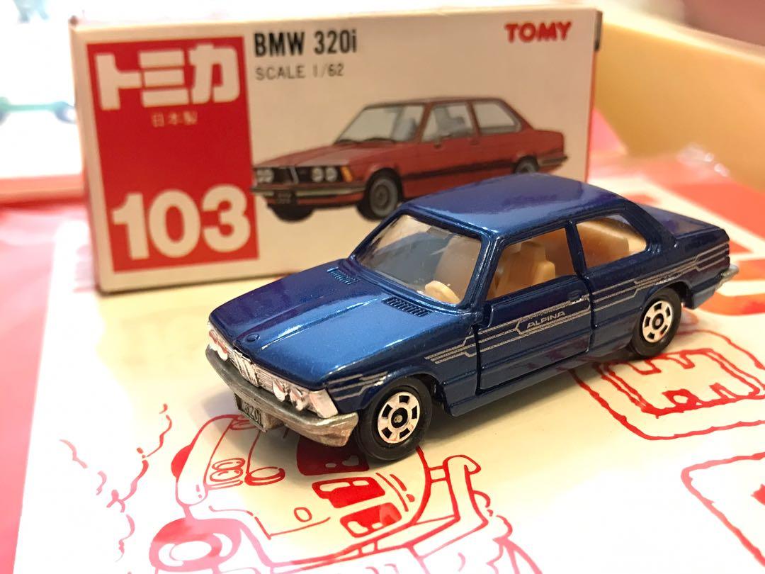 Takara Tomy - トミカ BMW 320i 103 日本製 Amazon | 日本製 トミカ 赤箱 103 BMW 320i 1/62 ブルー