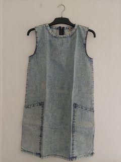 Denim Dress  TOP SHOP