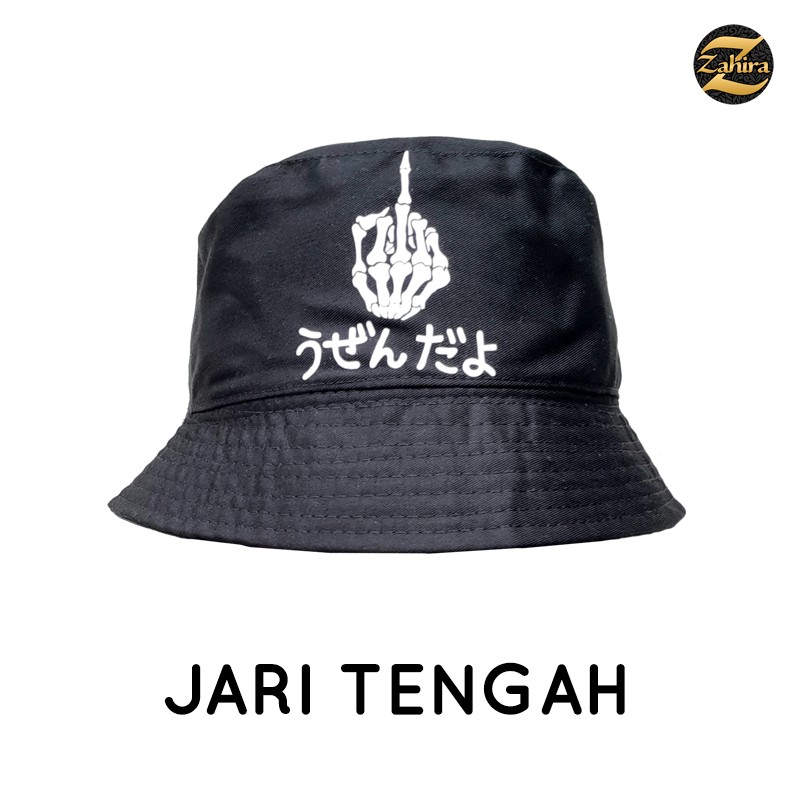 Topi Bucket Dewasa Jari Tengah 