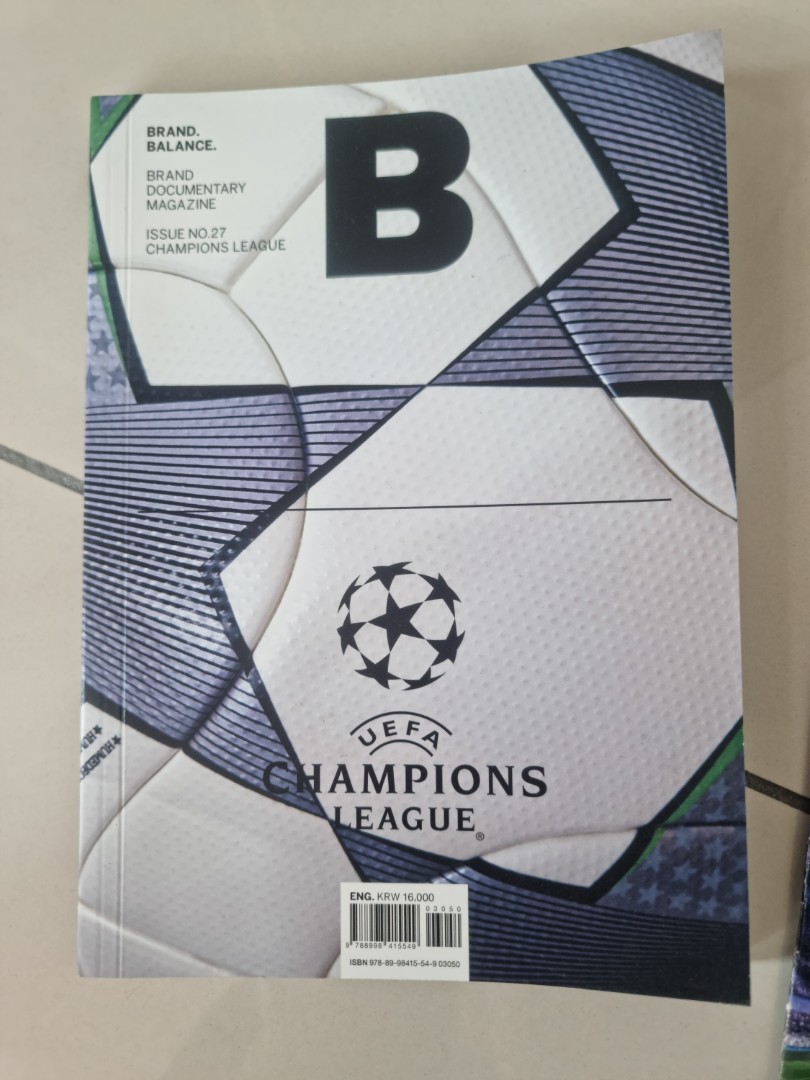 UEFA Champions League B Brand book, Hobbies & Toys, Books & Magazines