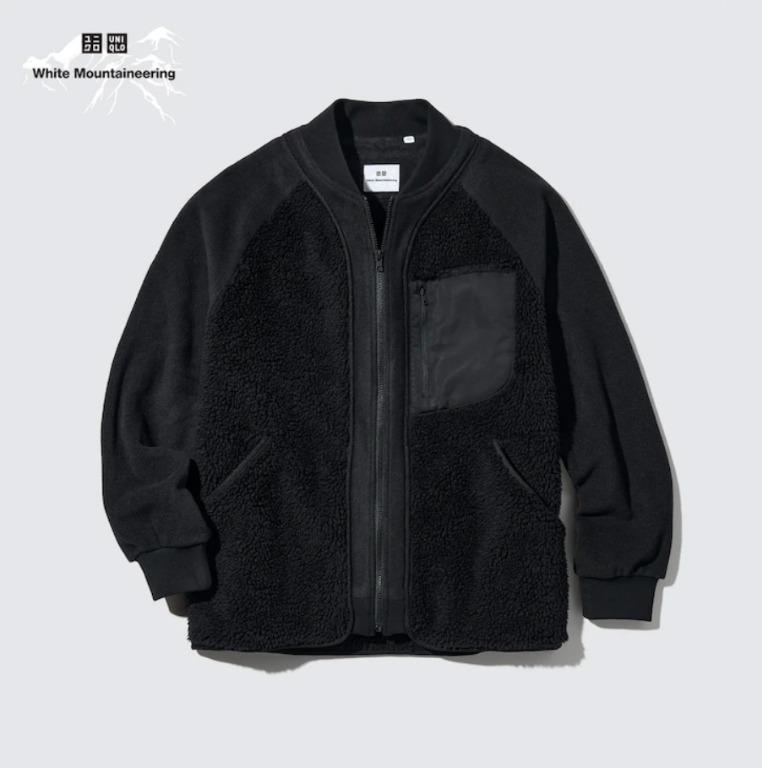 Uniqlo x White Mountaineering Fleece Oversized Long Sleeve Jacket