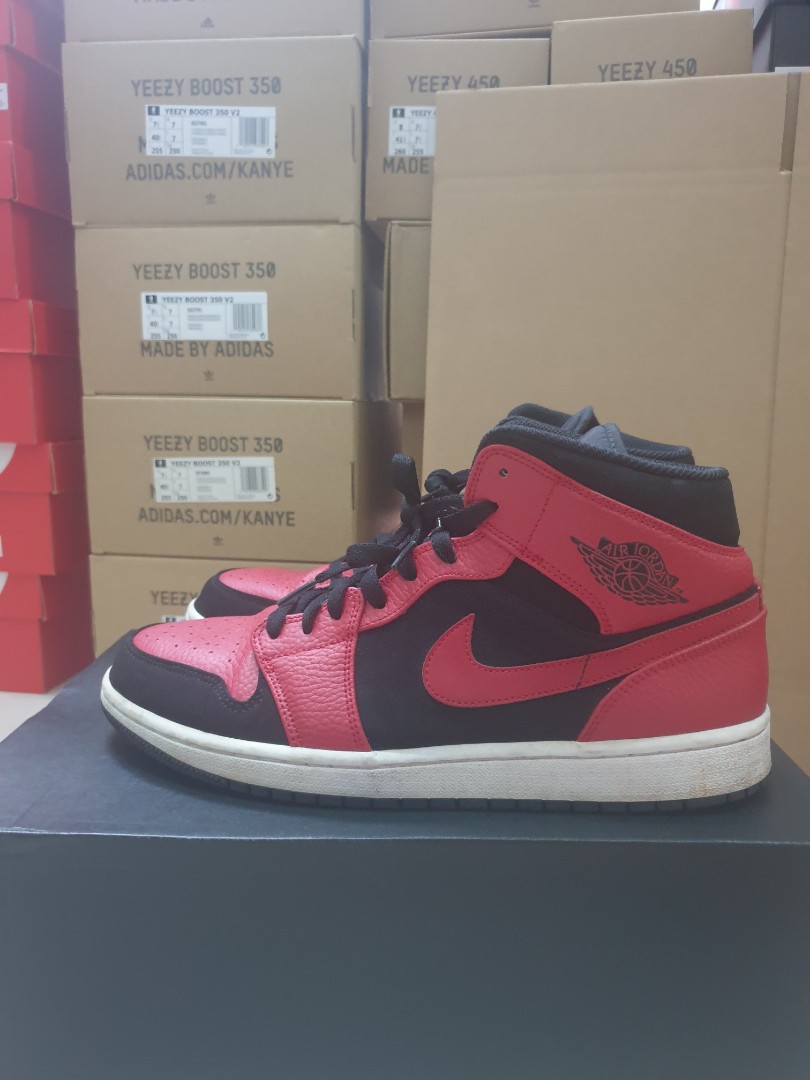 air jordan mid 1 bred