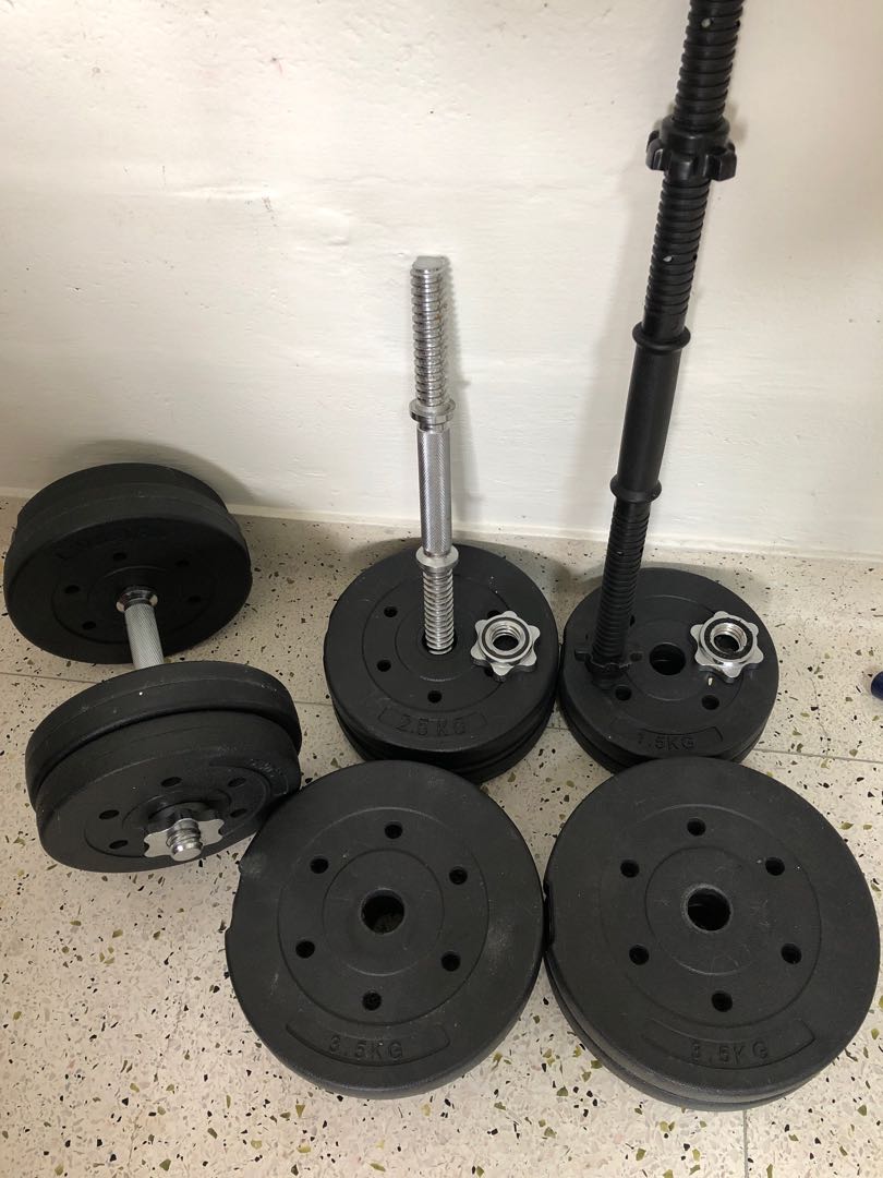 Used Dumbbell, Sports Equipment, Exercise & Fitness, Weights & Dumbbells on Carousell