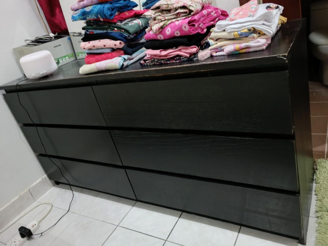 Used ikea malm dresser deals