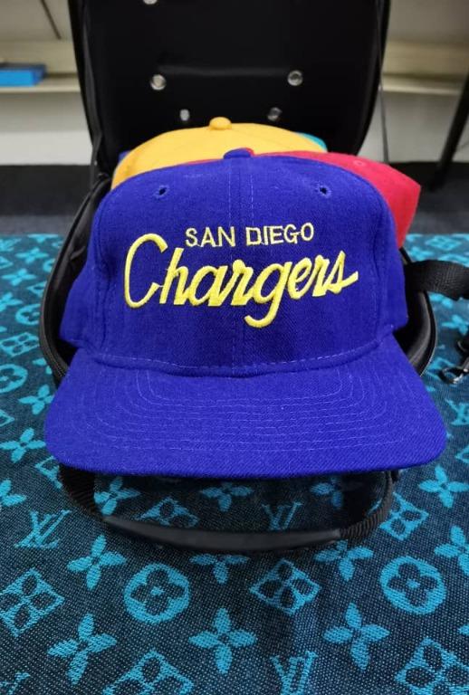 VTG San Diego Chargers NFL Sports Specialties Single Line Script Hat  Snapback