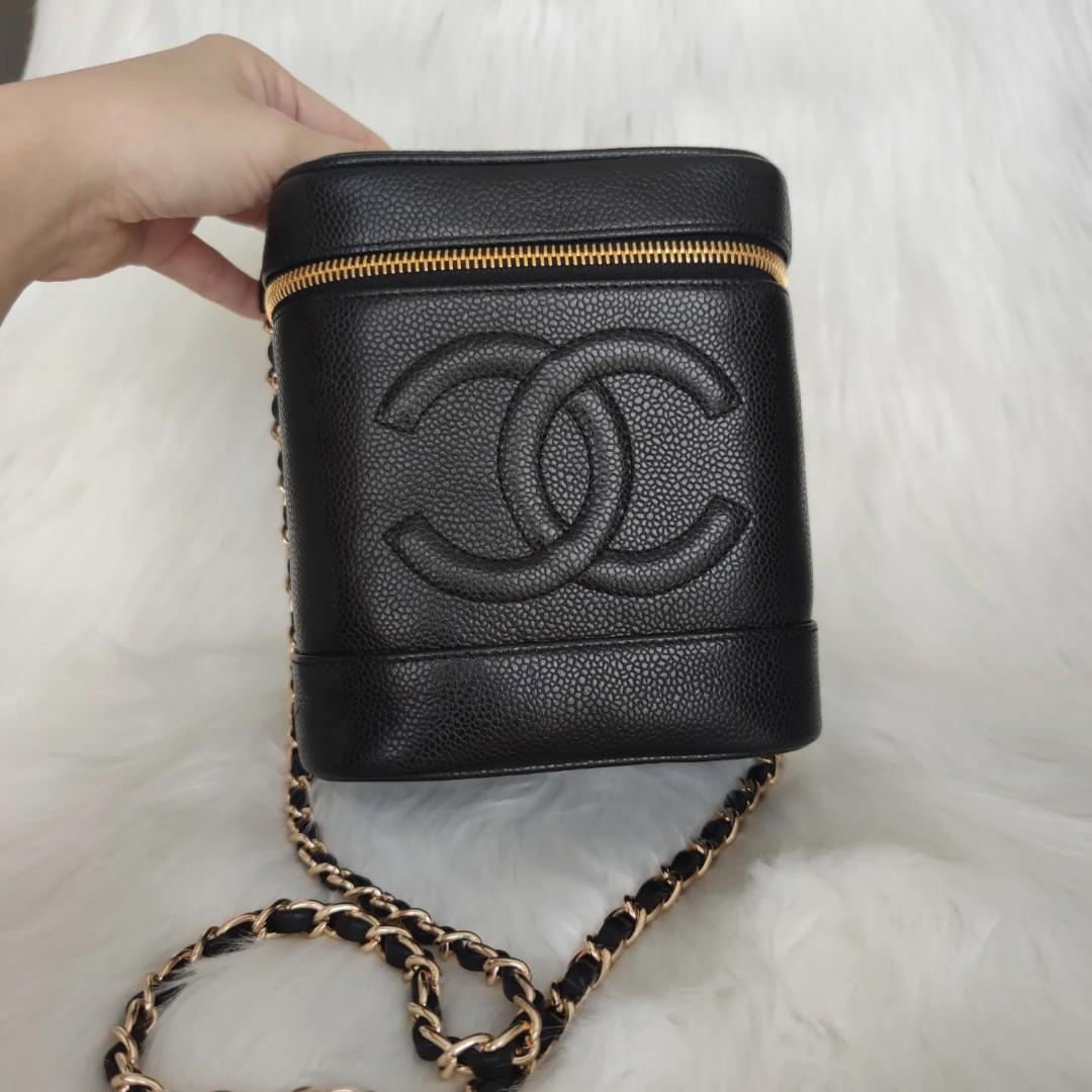 Chanel Camellia Vanity Case Bag BN - Vintage Lux