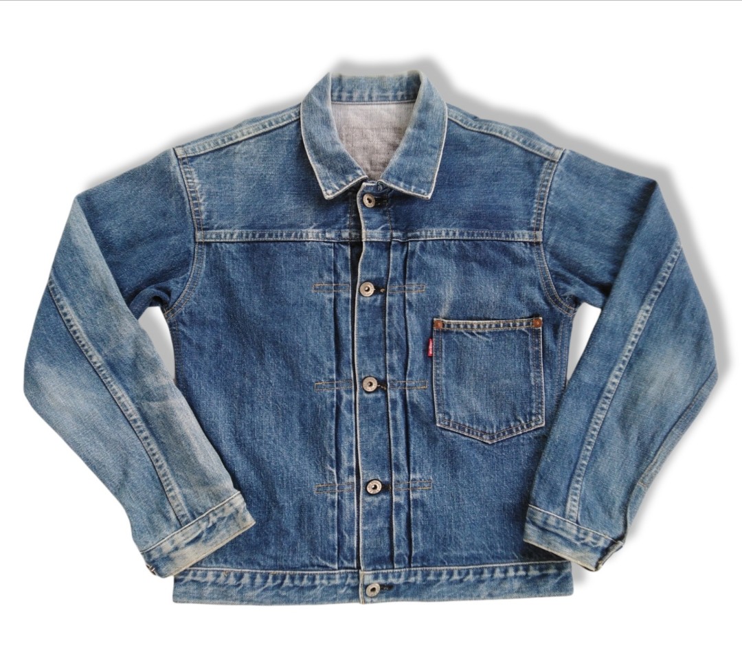Vintage levis big e denim jacket sales