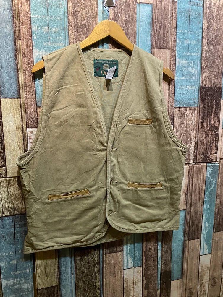 Vintage Orvis Fishing Vest Jacket, Men's Fashion, Tops & Sets
