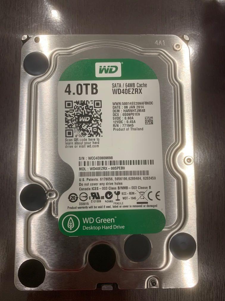 Western Digital Green 4TB Computers Tech Parts Accessories