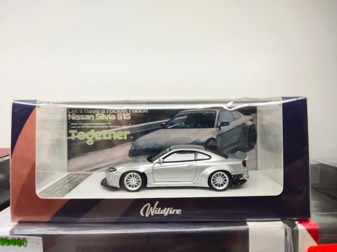 Details about   WildFire 1:64 Nissan Silvia S15 Pandem Orange Resin Car 