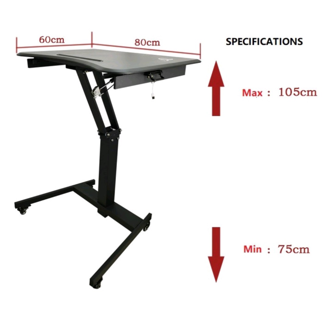 WorkPro Ergonomic Standing Lifting Adjustable Desk, Furniture & Home
