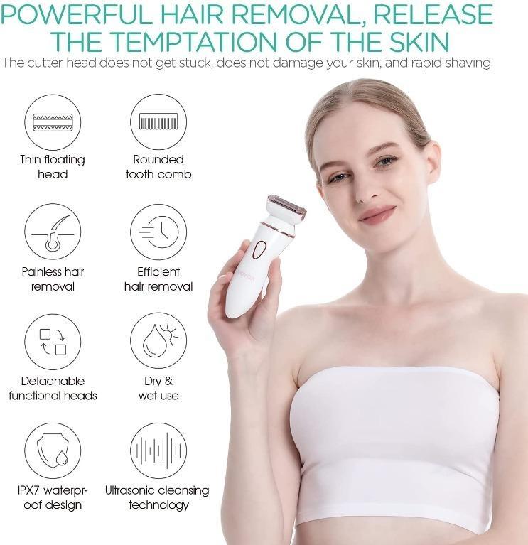 X184 VOYOX Electric Lady Shaver Ladyshave for Women Ladies Shavers