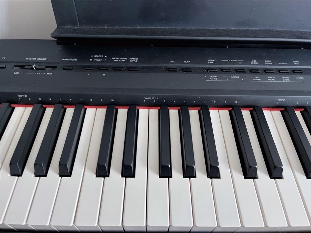 Yamaha P105 Digital Piano (Weighted) with 3Pedal Stand, Hobbies & Toys
