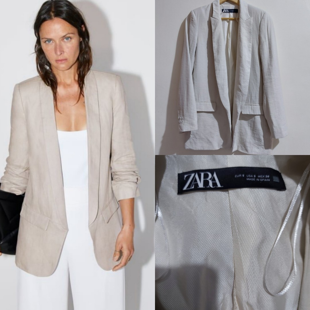 zara mink blazer