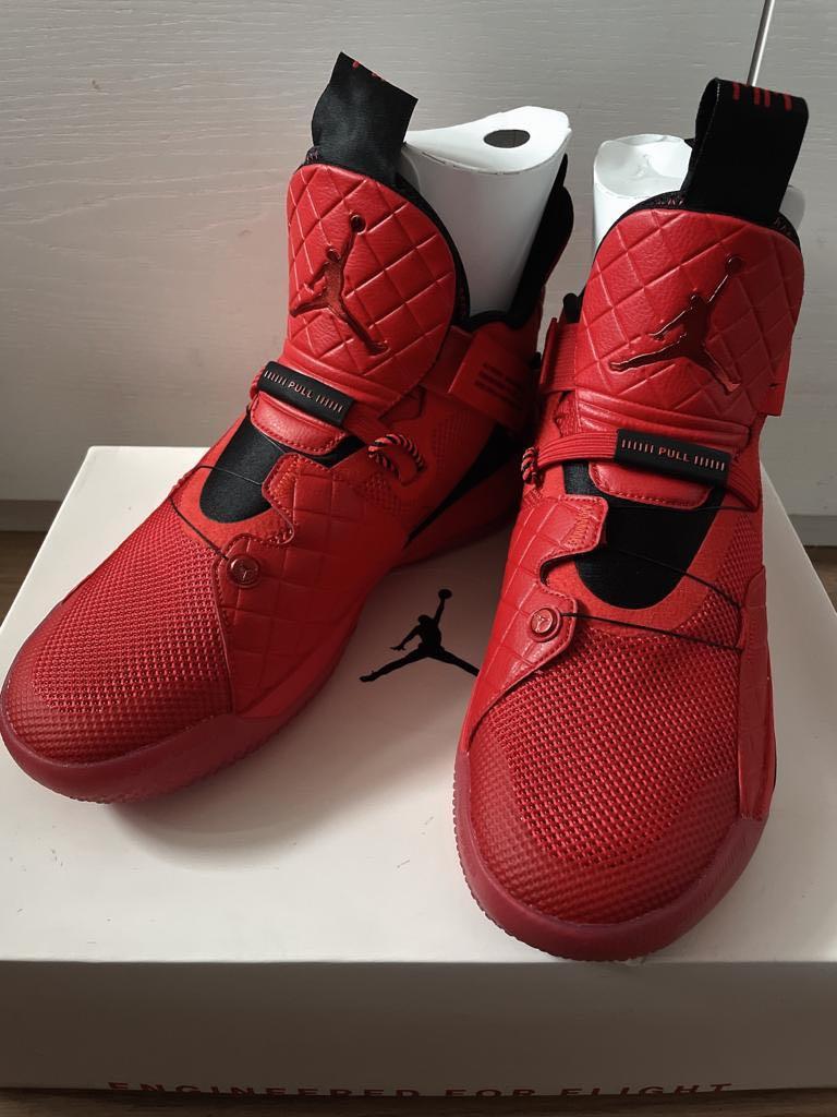 100 New Real Nike Jordan 33 XXXIII University Red Size 9 Carousell