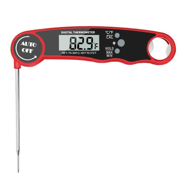 Food Probe Thermometer Electronic Digital BBQ Meat Cooking Temperature Tool *DC 