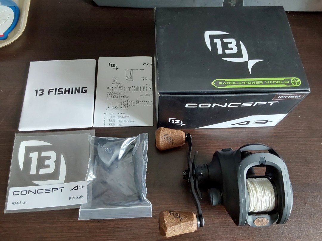 13 Fishing Concept A3 Bait Caster Reel, Sports Equipment, Fishing