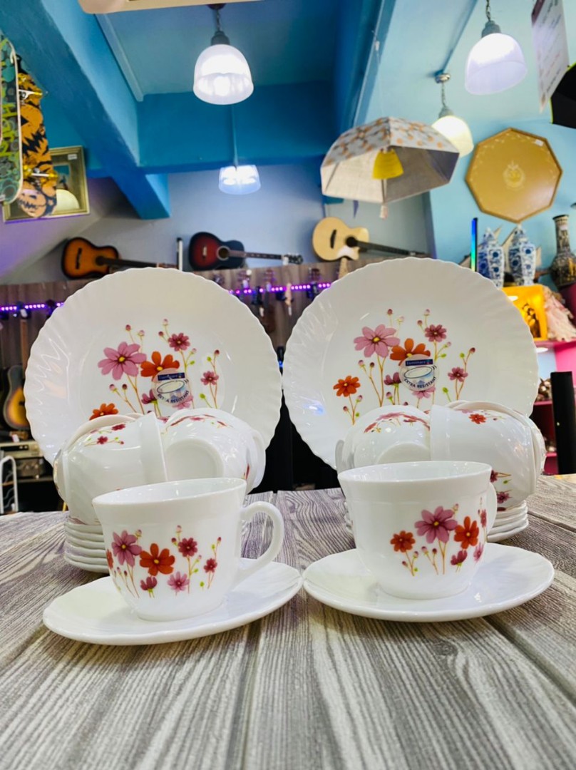 26pcs Luminarc Tea Set Furniture Home Living Kitchenware