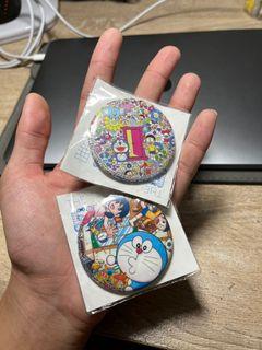 春上隆 聯名 多拉a夢 小叮噹 胸章 限定特展徽章 別針