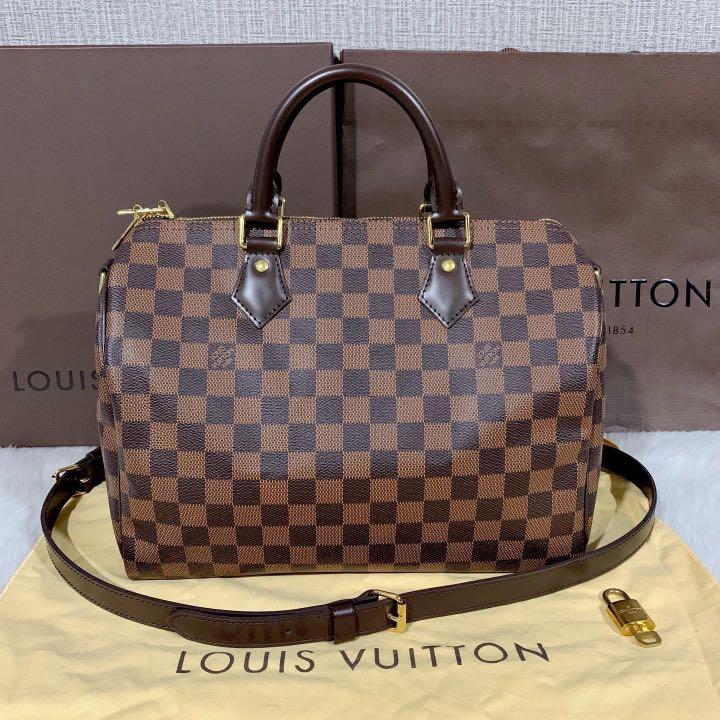 LV Speedy 25 B Damier Azur, Luxury, Bags & Wallets on Carousell