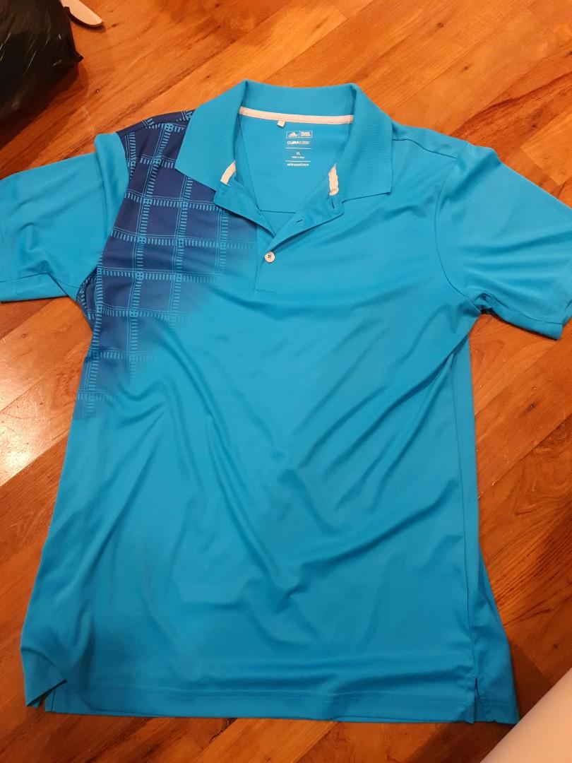 Adidas clima cool golf top shirt size XL, Men's Fashion, Activewear on  Carousell