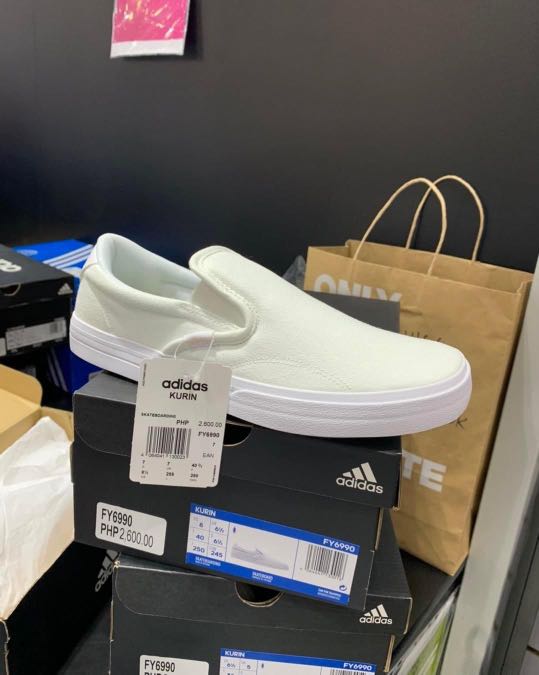 Adidas Kurin Slip On, Women's Fashion, Footwear, Sneakers on Carousell