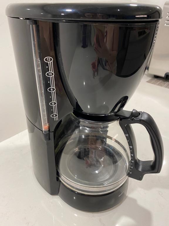 American Home Coffee Maker 12 cups in Black (220v), TV & Home