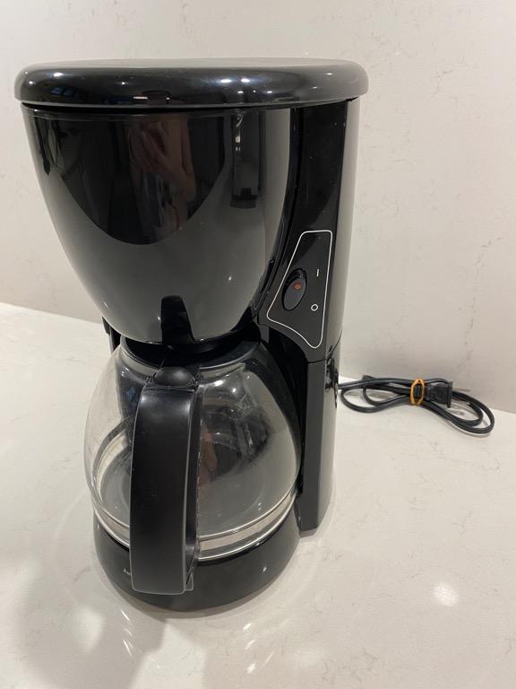 American Home Coffee Maker 12 cups in Black (220v), TV & Home