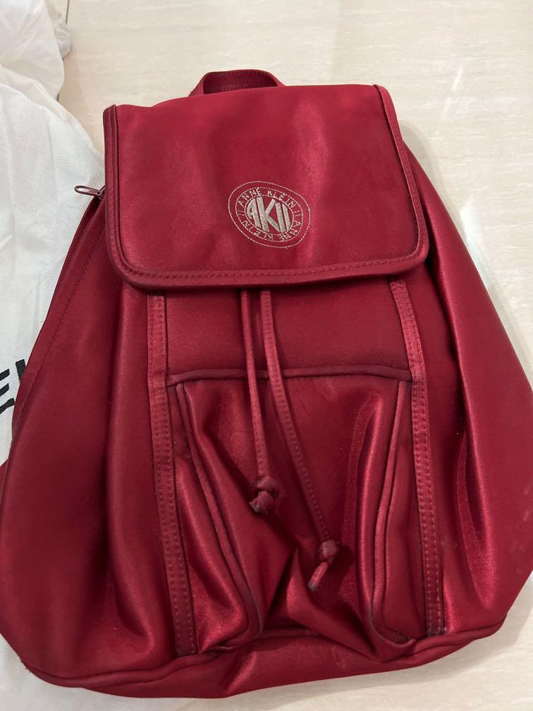 Red sale backpack handbag