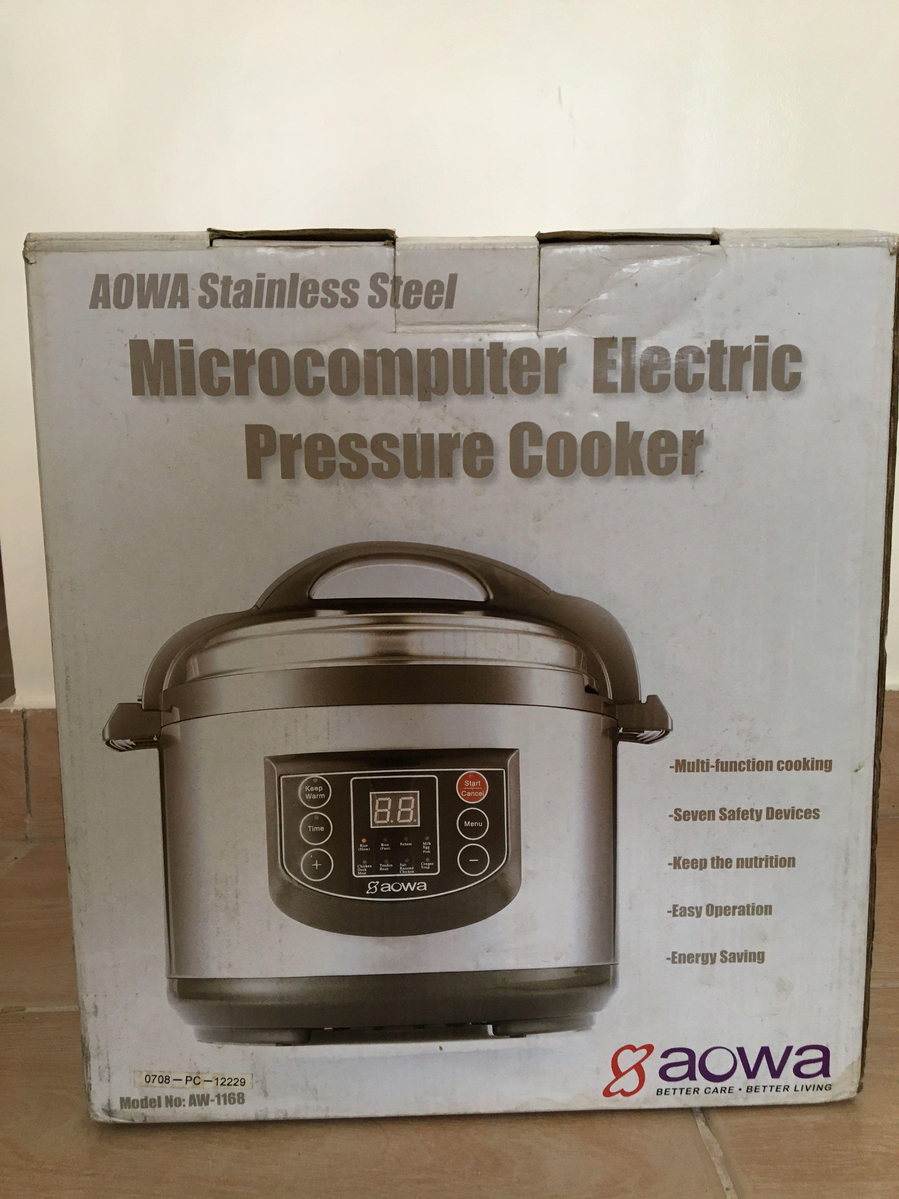 Aowa electric sale pressure cooker manual