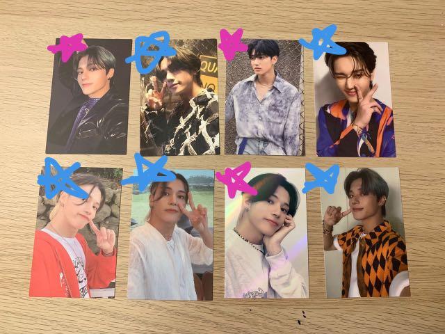 ATEEZ PC CLEARANCE (Category: K-Wave) located in Singapore. Submitted by sneezybrain (Listing ID 1142259487, Image 1). Description: FINALLY NOW 🔥 It's my timeee~~ for me to let go of all my ateez pcs 😭 I'm still contemplating on my HJ collection but pls do adopt them!! Along with my unsealed album if not it will go to waste 💔💔💔 all in the best condition! No scratches, no dents, I have kept them in my pc book in sleeves and kept them in top t