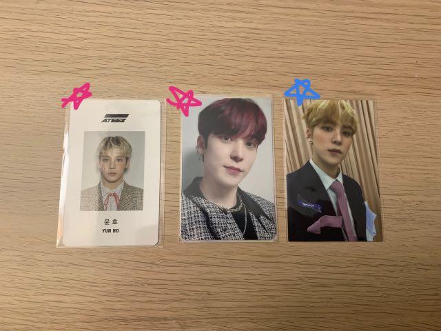 ATEEZ PC CLEARANCE (Category: K-Wave) located in Singapore. Submitted by sneezybrain (Listing ID 1142259487, Image 2). Description: FINALLY NOW 🔥 It's my timeee~~ for me to let go of all my ateez pcs 😭 I'm still contemplating on my HJ collection but pls do adopt them!! Along with my unsealed album if not it will go to waste 💔💔💔 all in the best condition! No scratches, no dents, I have kept them in my pc book in sleeves and kept them in top t