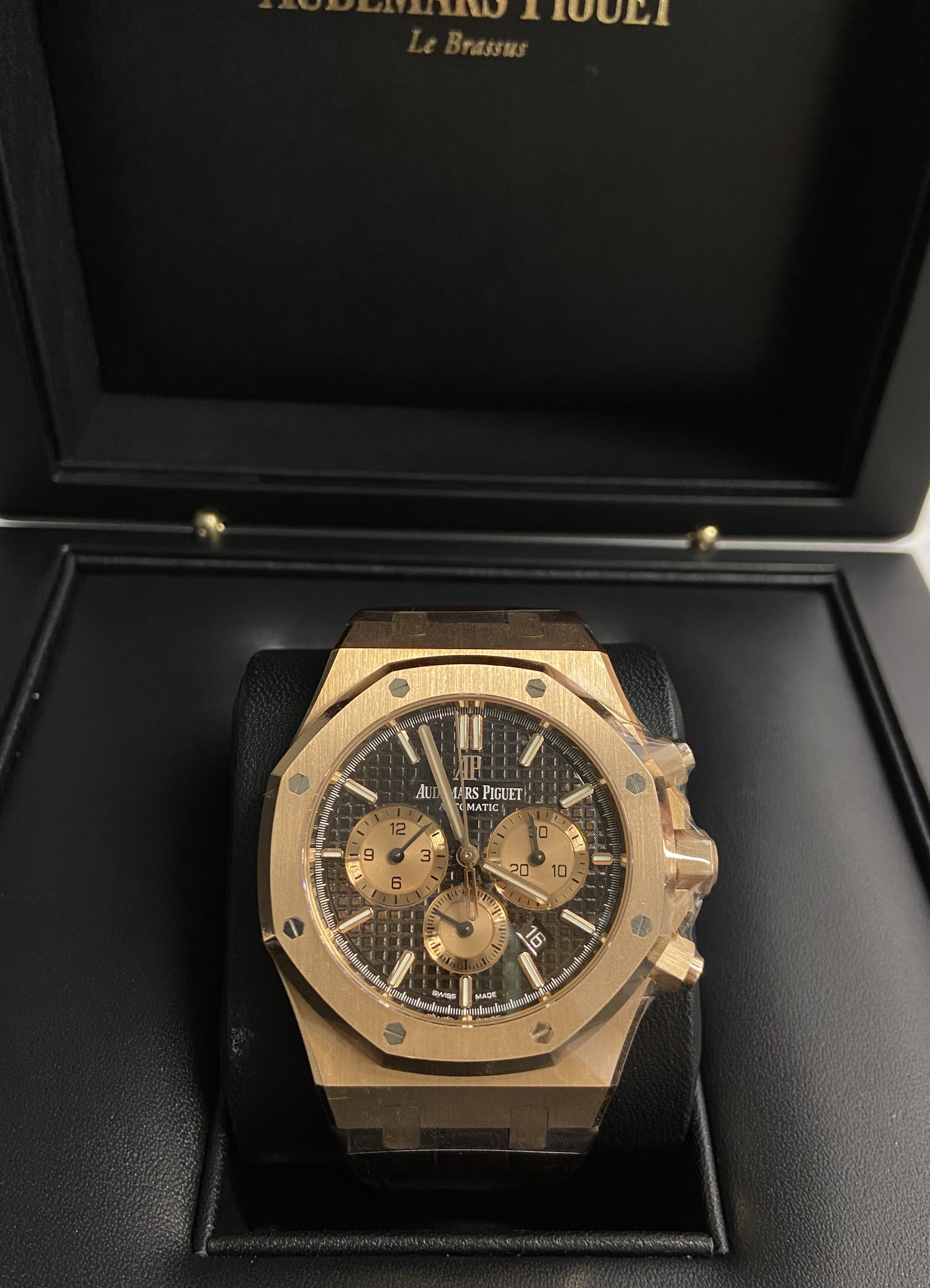rose gold ap chronograph