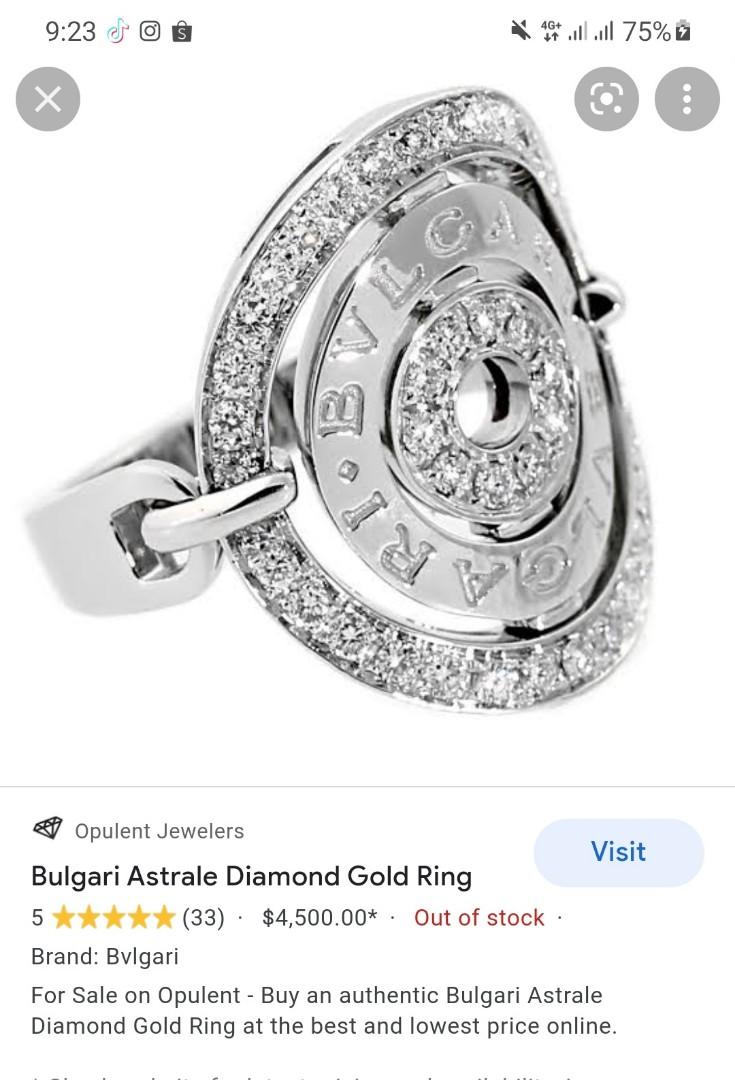 Bvlgari astrale ring deals