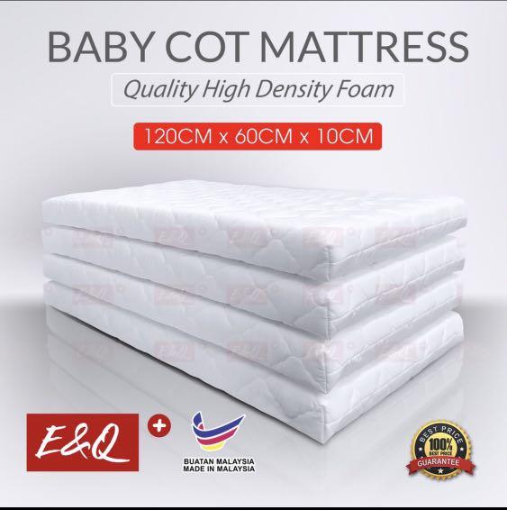 Baby cot store mattress price