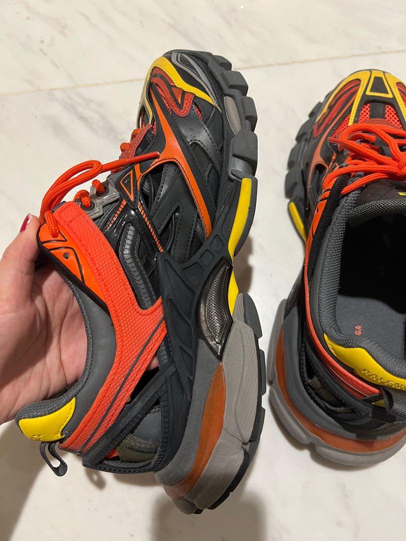 Balenciaga speed discount trainer low orange