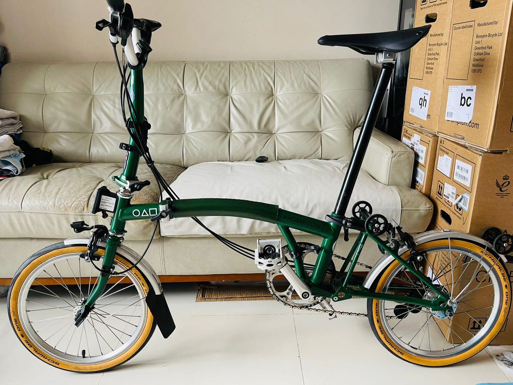 Brompton h6l racing 2025 green
