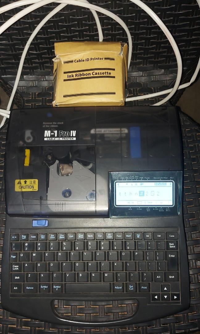 Cable ID printer ferrule machine M1 PRO IV, Computers & Tech, Printers