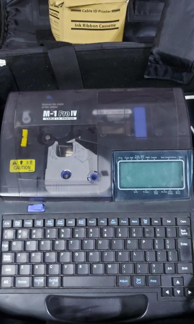 Cable ID printer ferrule machine M1 PRO IV, Computers & Tech, Printers