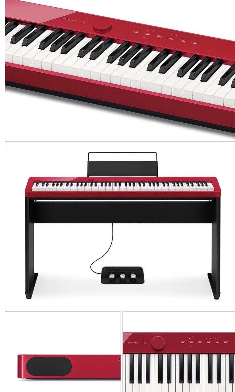 新款上市CASIO PX-S1100 數碼鋼琴digital piano最美便攜式88鍵支持